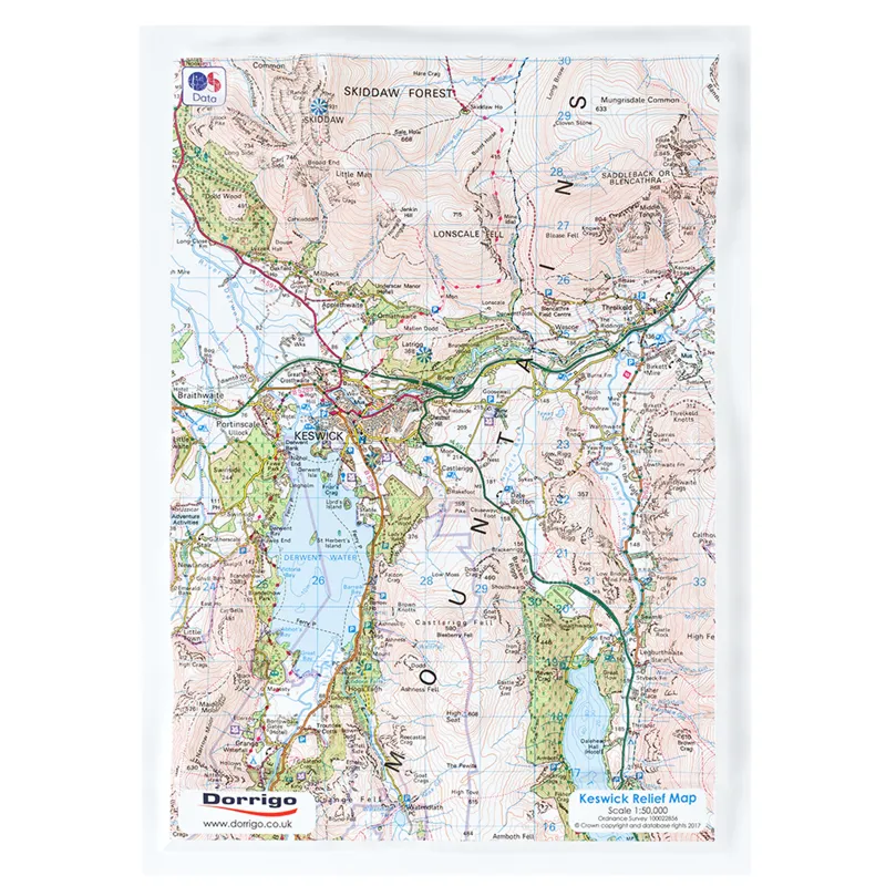 Dorrigo 3D A4 Keswick Relief Map 